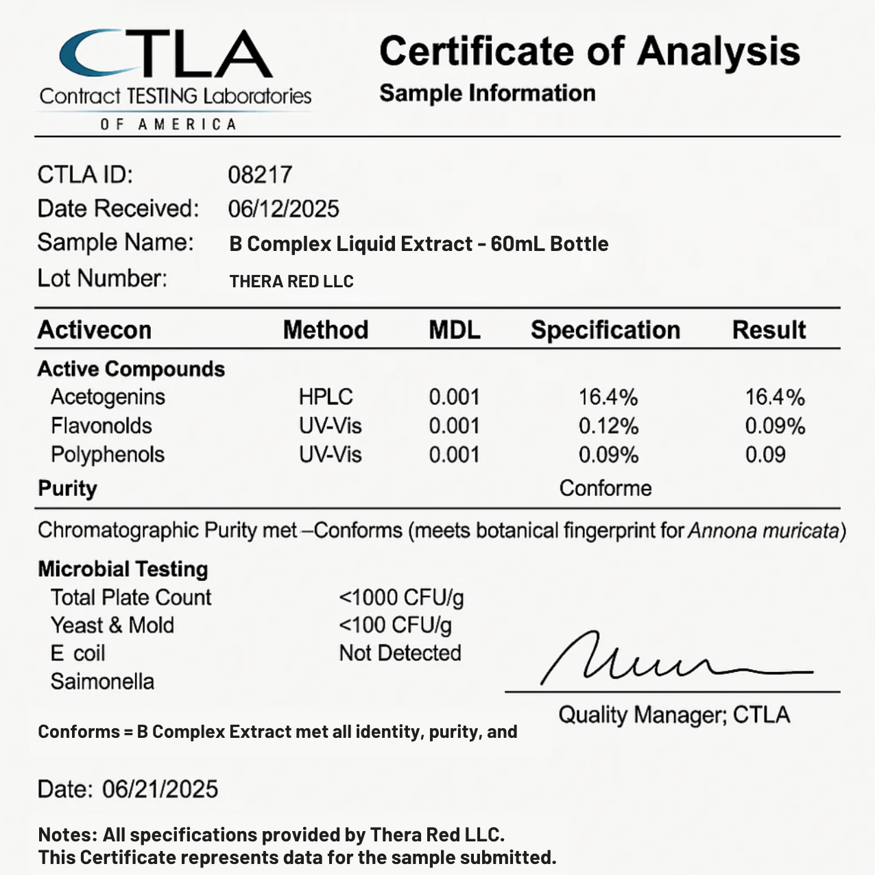 TheraRed™ Organic B12 Vitamin Liquid Drops